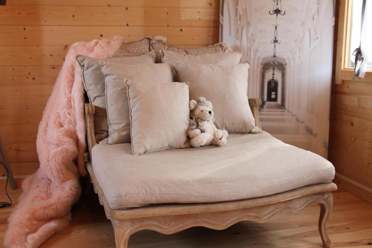 Chambre Studio Photo Chalet Sdb Partagee A Proximite Chavagne Exterior foto